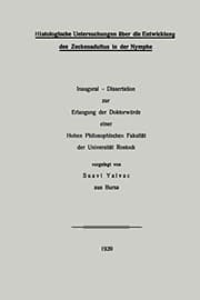 Tapa de Histologische Untersuchungen über die Entwicklung des Zeckenadultus in der Nymphe