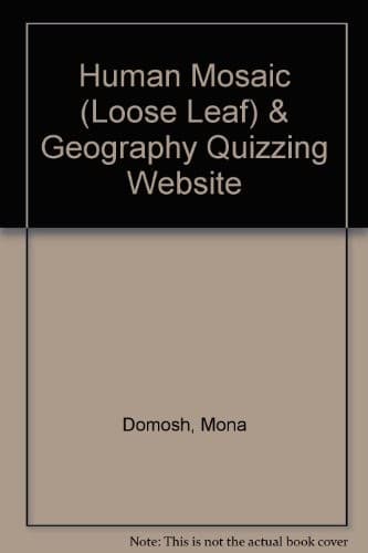 Tapa de Human Mosaic & Geography Quizzing Website