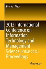Tapa de 2012 International Conference on Information Technology and Management Science Proceedings