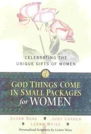 Tapa de God things come in small packages for women