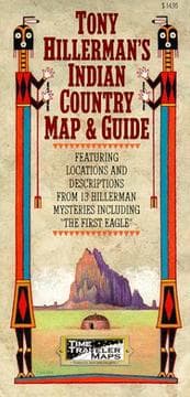 Tapa de Tony Hillerman's Indian Country Map & Guide