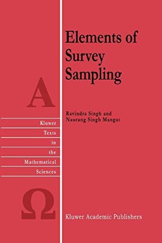 Tapa de Elements of Survey Sampling