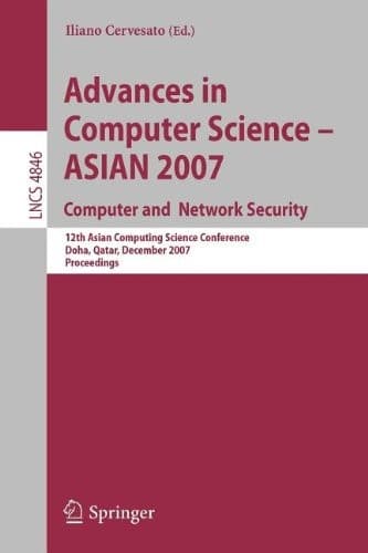 Tapa de Advances in Computer Science - Asian Computer and Network Security