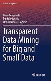 Tapa de Transparent Data Mining for Big and Small Data