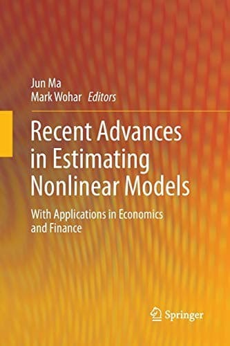 Tapa de Recent Advances in Estimating Nonlinear Models