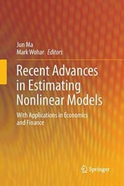 Tapa de Recent Advances in Estimating Nonlinear Models