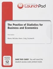 Tapa de LaunchPad for Moore's The Practice of Statistics for Business and Economics