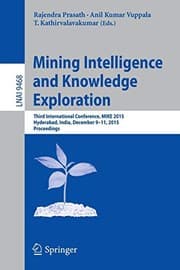 Tapa de Mining Intelligence and Knowledge Exploration