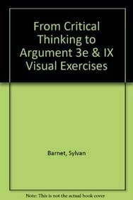 Tapa de From Critical Thinking to Argument 3e & ix visual exercises