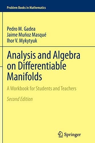 Tapa de Analysis and Algebra on Differentiable Manifolds