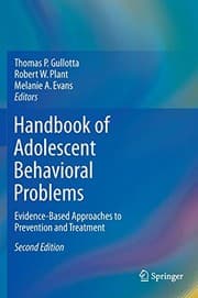 Tapa de Handbook of Adolescent Behavioral Problems