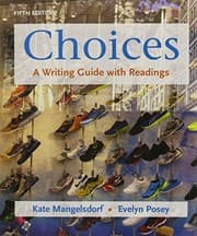 Tapa de Choices 5e & WritingClass