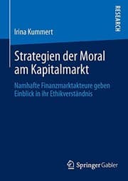 Tapa de Strategien der Moral am Kapitalmarkt