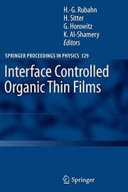 Tapa de Interface Controlled Organic Thin Films