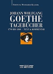Tapa de Johann Wolfgang Goethe : Tagebücher