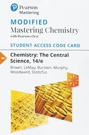 Tapa de Modified Mastering Chemistry with Pearson eText -- Standalone Access Card -- for Chemistry