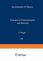 Tapa de Principles of Electrodynamics and Relativity / Prinzipien der Elektrodynamik und Relativitätstheorie
