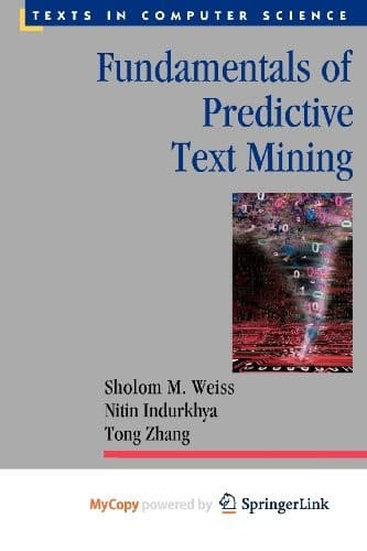 Tapa de Fundamentals of Predictive Text Mining