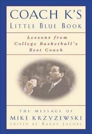 Tapa de Coach K's little blue book