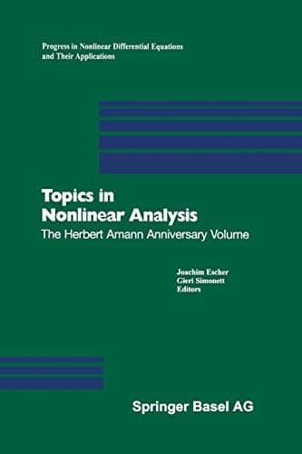 Tapa de Topics in Nonlinear Analysis