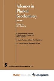 Tapa de Advances in Physical Geochemistry