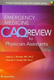 Tapa de Emergency Medicine CAQ Review for Physician Assistants