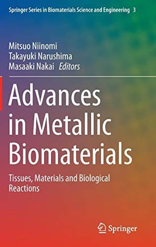 Tapa de Advances in Metallic Biomaterials