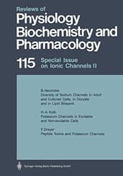 Tapa de Special Issue on Ionic Channels II