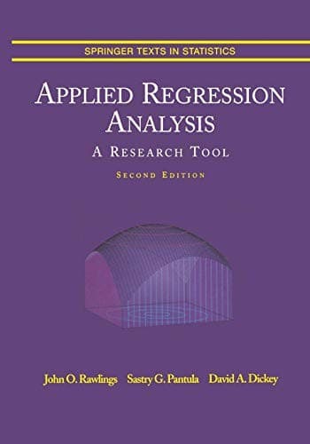 Tapa de Applied Regression Analysis