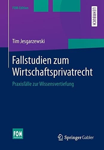 Tapa de Fallstudien zum Wirtschaftsprivatrecht