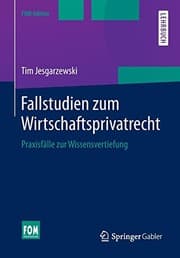 Tapa de Fallstudien zum Wirtschaftsprivatrecht