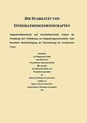 Tapa de Die Stabilität von Integrationsgemeinschaften