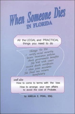 Tapa de When someone dies in Florida