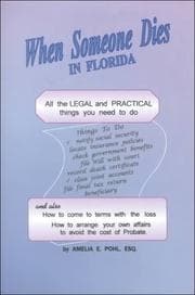 Tapa de When someone dies in Florida