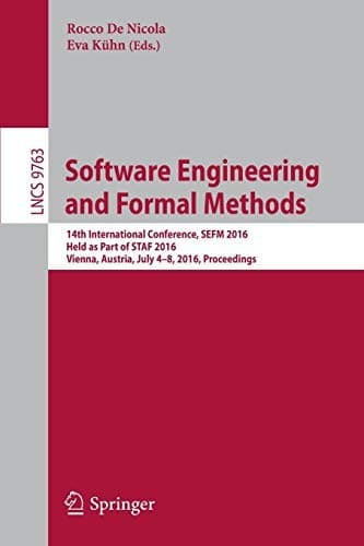 Tapa de Software Engineering and Formal Methods