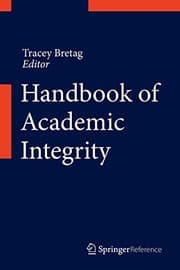 Tapa de Handbook of Academic Integrity