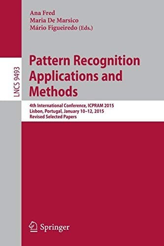 Tapa de Pattern Recognition : Applications and Methods