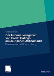 Tapa de Der Informationsgehalt von Credit Ratings am deutschen Aktienmarkt