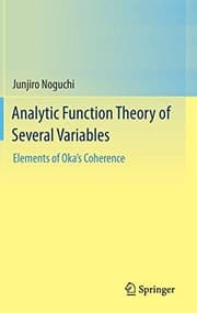 Tapa de Analytic Function Theory of Several Variables