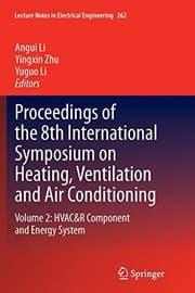 Tapa de Proceedings of the 8th International Symposium on Heating, Ventilation and Air Conditioning : Volume 2