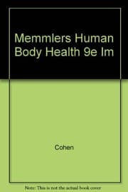 Tapa de Memmlers Human Body Health 9e Im