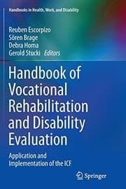 Tapa de Handbook of Vocational Rehabilitation and Disability Evaluation