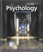 Tapa de Introduction to psychology