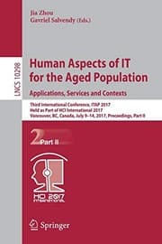 Tapa de Human Aspects of IT for the Aged Population. Applications, Services and Contexts