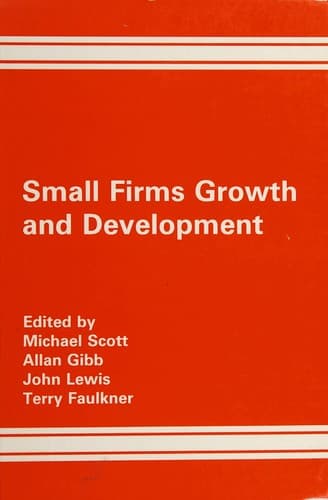 Tapa de Small firms growth and development