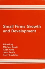 Tapa de Small firms growth and development