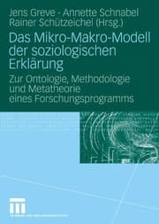 Tapa de Das Mikro-Makro-Modell der soziologischen Erklärung