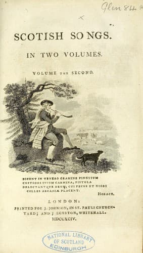 Tapa de Scotish songs