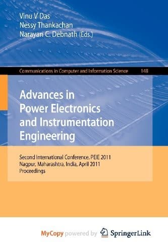 Tapa de Advances in Power Electronics and Instrumentation Engineering