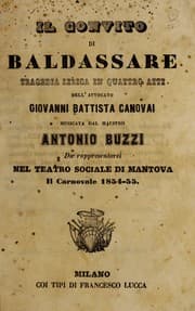 Tapa de Il convito di Baldassare